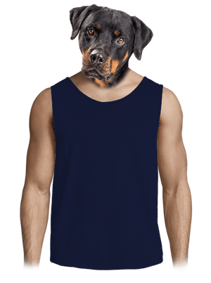 Bez potisku pánské tílko French Navy