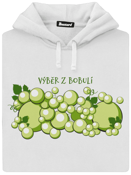 Výběr z bobulí dámská mikina klokanka White