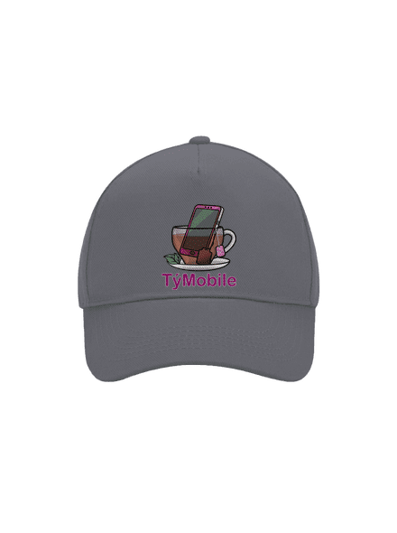 TýMobile kšiltovka baseballka Graphite grey