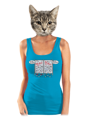 Obsazeno dámské tílko klasické Blue Atol