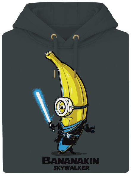 Bananakin Skywalker unisex mikina premium Charcoal
