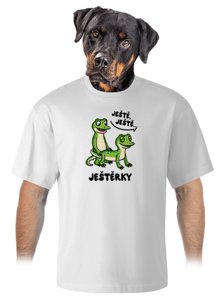 Ještě, ještě unisex tričko oversized White