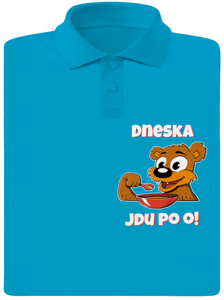 Dneska jdu po o pánská polokošile Blue Atol