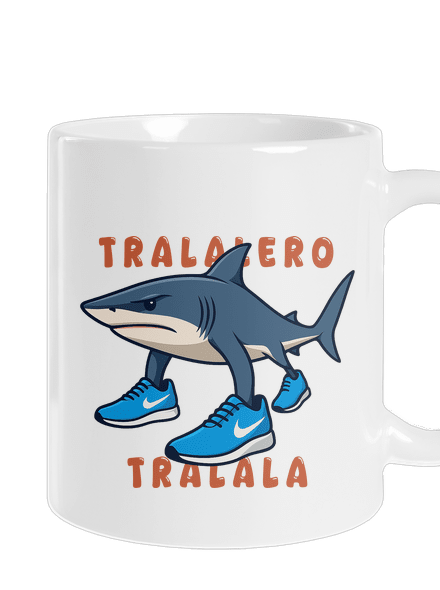 Tralalero Tralala – Italian Brainrot klasický hrnek White