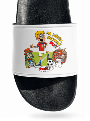 Na hřišti necháme duši pantofle White