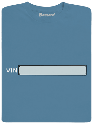 Osobní VIN kód pánské tričko Stone Blue