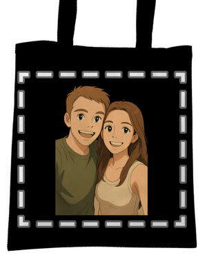 Ghibli efekt z vlastní fotky taška Black