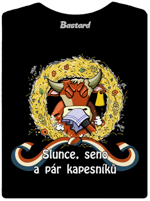 Slunce, seno a pár kapesníků dámské tričko premium Black