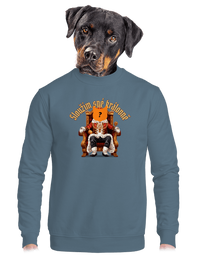 unisex mikina bez kapuce