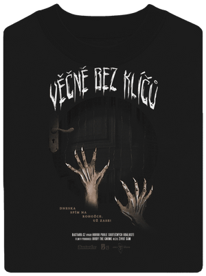 B13: Věčně bez klíčů unisex mikina bez kapuce Black