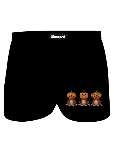 Halloween opičky pánské trenky Black