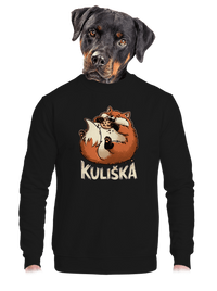 unisex mikina bez kapuce