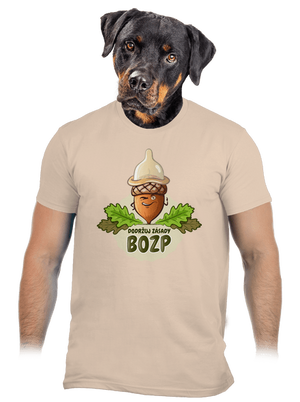 Zásady BOZP pánské tričko Sand