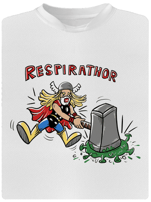 Respirathor pánské sportovní tričko White