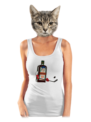 Jágrmeister dámské tílko klasické White