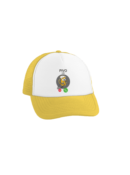 Pivo volá kšiltovka truckerka Sunflower cap