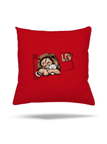 Kočičí horoskop: Lev  polštář Red