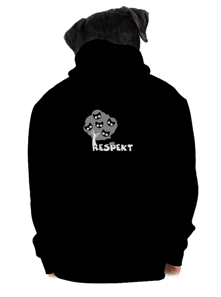 Respekt pánská mikina na zip Black