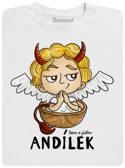 Andílek dětské tričko White