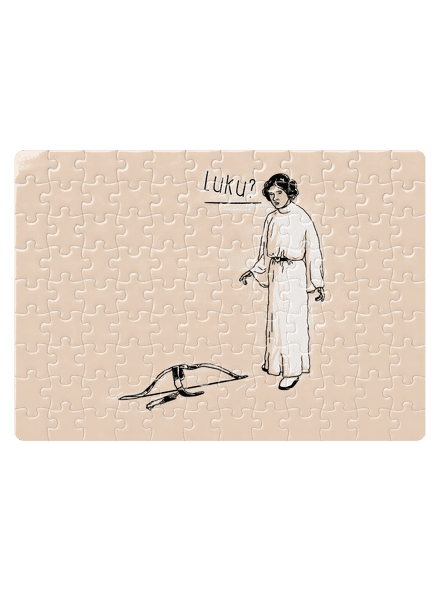 Luke a Leia puzzle White