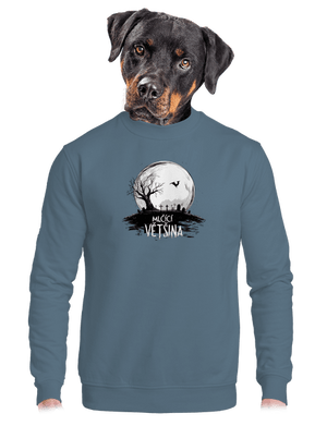 Mlčící většina unisex mikina bez kapuce Nordic Blue