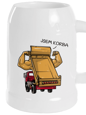 Korba půllitr White