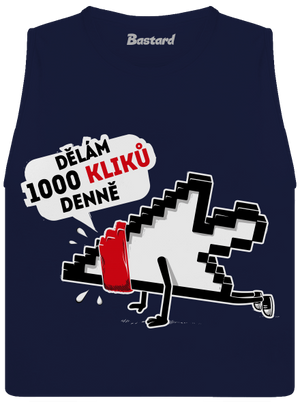 Klikař dámské tílko volné Navy