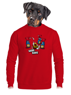 unisex mikina bez kapuce
