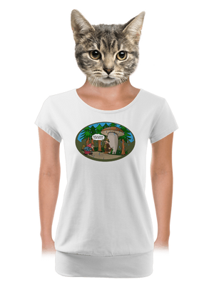 dámské tričko s lemem