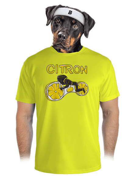 Citron Legacy pánské sportovní tričko Neon Yellow