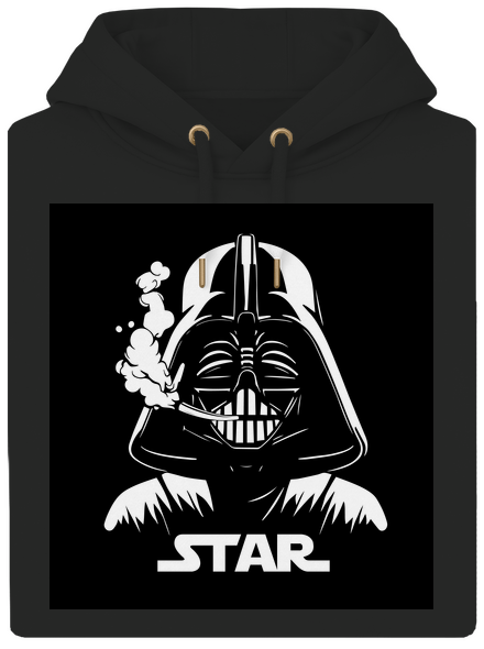 Darth Star unisex mikina premium Dark Black