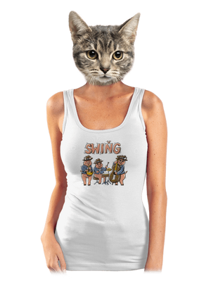 Swiňg dámské tílko klasické White