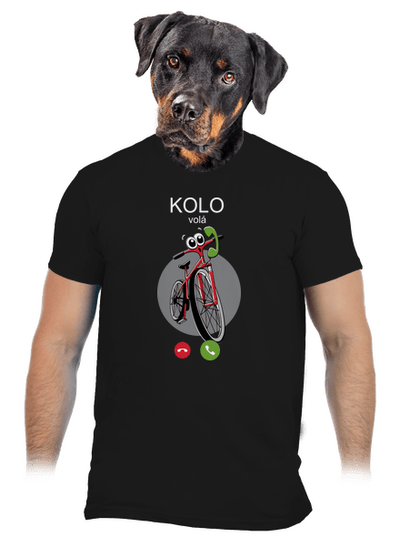 Kolo volá pánské tričko Black