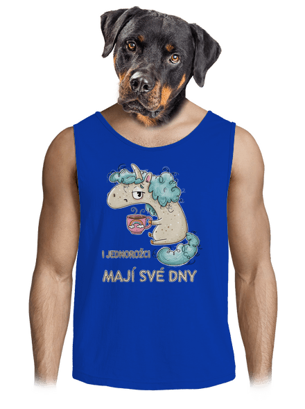 Jednorožci mají své dny pánské tílko Royal Blue