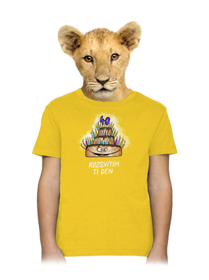 Rozsvítím ti den dětské tričko Gold
