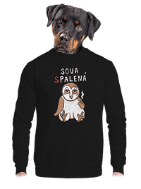 unisex mikina bez kapuce