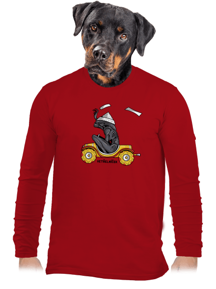 Vetřelníček pánské dlouhý rukáv Red
