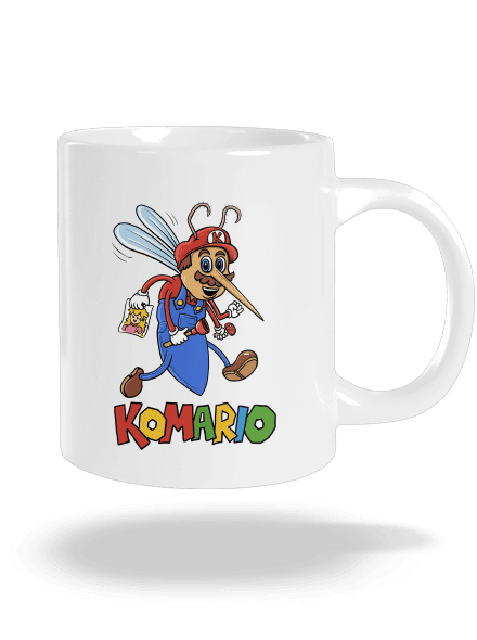 Komario velký hrnek White