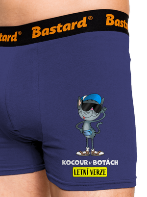 Kocour v botách boxerky Blue Navy