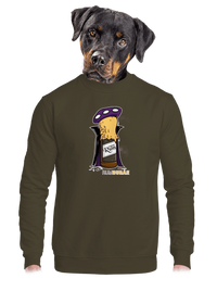 unisex mikina bez kapuce