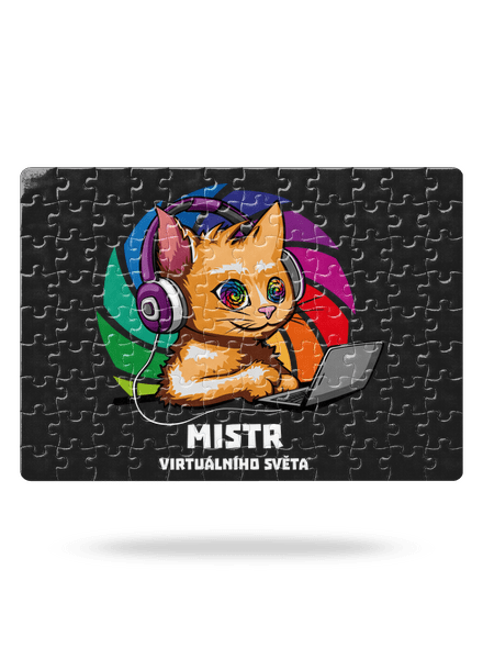 Mistr virtuálního světa puzzle White
