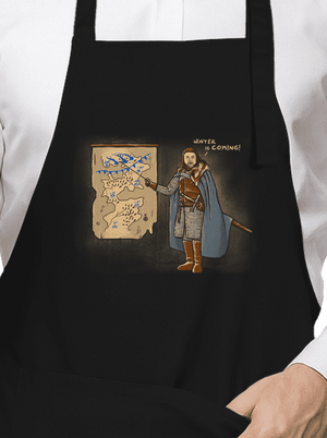 Winter zástěra Black