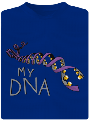 My DNA pánské sportovní tričko Royal Blue Mal