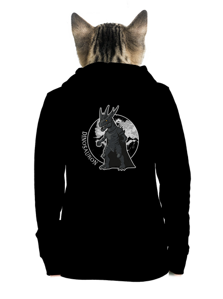 Dinosauron dámská mikina na zip Black