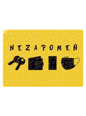 Nezapomeň puzzle White