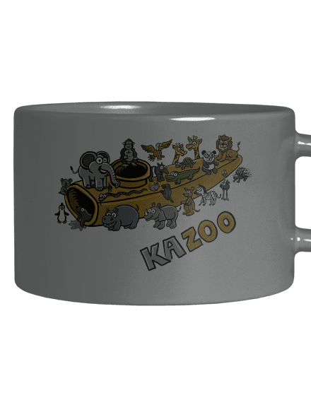 KaZoo hrnek makronka Grey Macaron