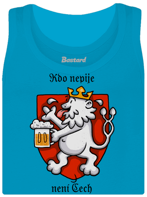 Kdo nepije, není Čech dámské tílko klasické Blue Atol