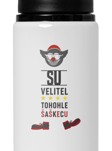 Velitel šaškecu lahev na vodu White