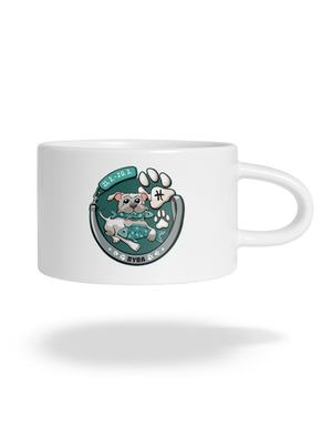 Psí horoskop: Ryba hrnek makronka White