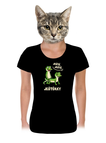 Ještě, ještě dámské tričko Black